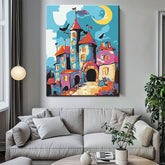 Painting by Numbers Cat Castle